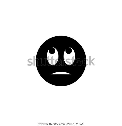 Facial Expressions Dont Know Icon Emotions Stock Illustration