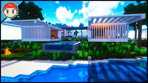 minecraft amazing modern beach house youtube
