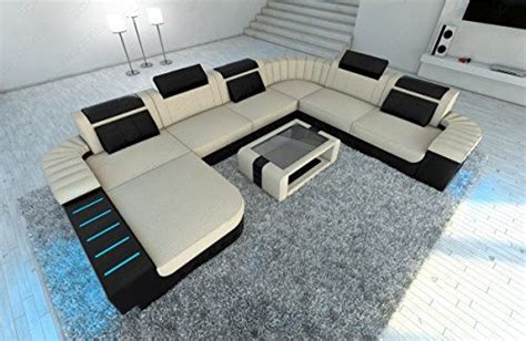 modern fabric sofa bellagio xxl led lights click image review