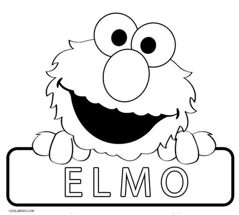 printable elmo coloring pages