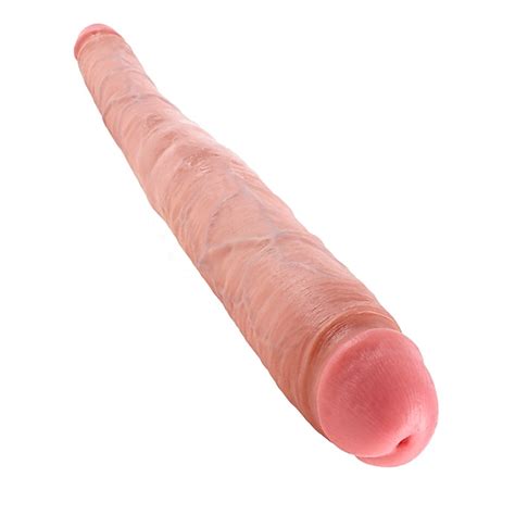 king cock 16 inch tapered double ender flesh sex toys