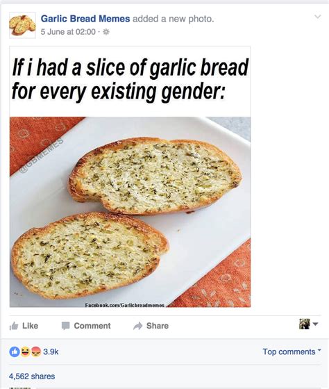 Garlic Bread Meme Post On Gender Identity Garlic Bread Know Your Meme