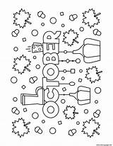 October Coloring Pages Fall Printable sketch template