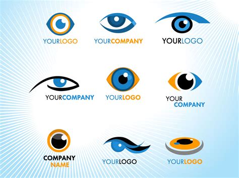 eye logos vector art graphics freevectorcom
