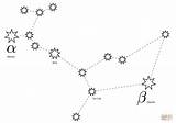Constellation Coloring Cetus Pages Printable Constellations Dot Drawing Template Categories sketch template