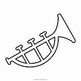 Trompete Tromba sketch template