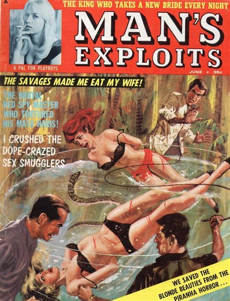 man s exploits pulp covers