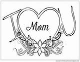 Coloring Pages Mom Mother Mothers Mycupoverflows Johnson Kids sketch template