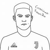Ronaldo Cristiano sketch template