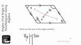 Parallelogram Angles Algebra Mathswatch Gcse Grade Px sketch template