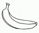 Banana Coloring Pages Print Color Popular sketch template