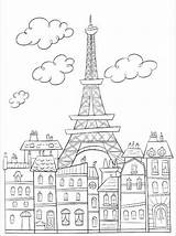 Koisas Kris Eiffel Pages Sheets Scrapbook sketch template