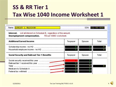 social security rr retirement tier  blue form powerpoint