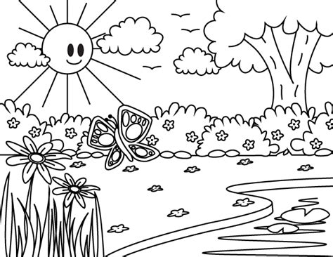 st grade coloring pages  kids spring