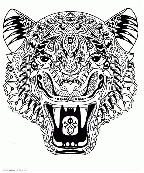 wild animals colouring pages  adults coloring pages printablecom