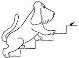 Thurber James Dogs Hound Basset Drawings Drawing sketch template