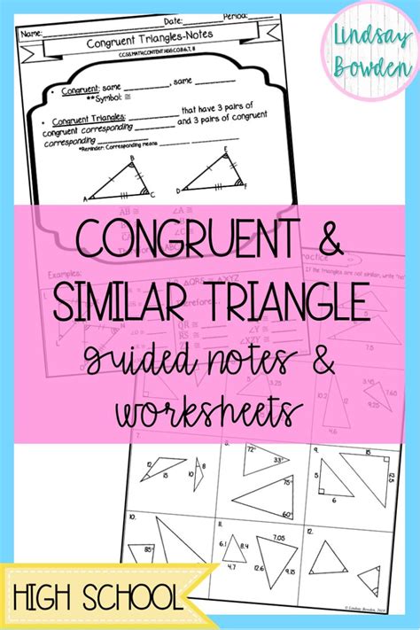 triangle congruence practice worksheet answer key workssheet list