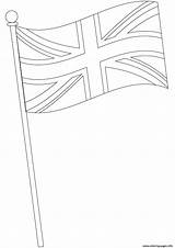 Kingdom Flagge Englische Bandera Londres Grossbritanniens sketch template
