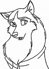 Balto Jenna Coloring Pages Getcolorings Printable Getdrawings Color sketch template