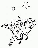Leafeon Coloring sketch template