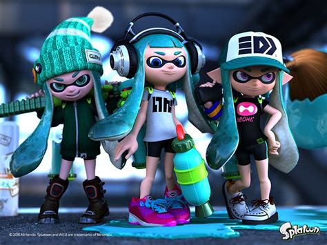 splatoon background wallpaper play nintendo