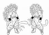 Goku Pages Saiyan Super Coloring Articles Getcolorings Getdrawings sketch template