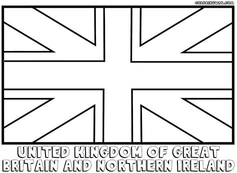united kingdom flag printable coloring page colorpagesorg