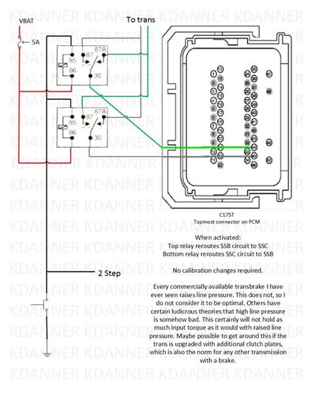 trans brake wiring diagram