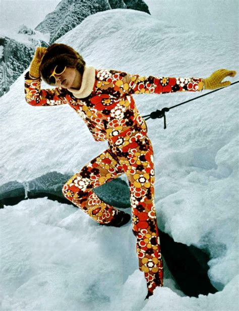 lofficiel de la mode magazine  vintage ski vintage ski posters ski fashion
