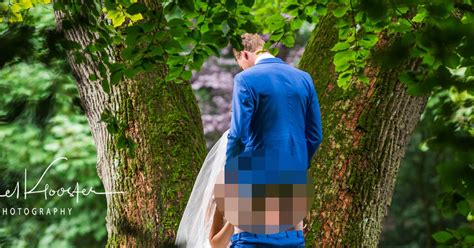dutch couple poses for possibly the raciest wedding photos ever nsfw huffpost