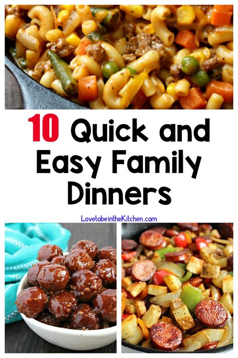 easy dinner ideas   family    design idea