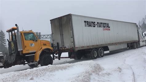 odot utilizes pusher truck during winter driving conditions kmvu fox 26 medford