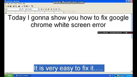 fix google chrome white screen issue  windows  youtube otosection