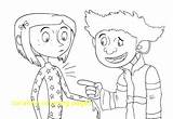 Coraline Burton sketch template