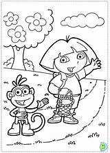 Dora Explorer Dinokids sketch template