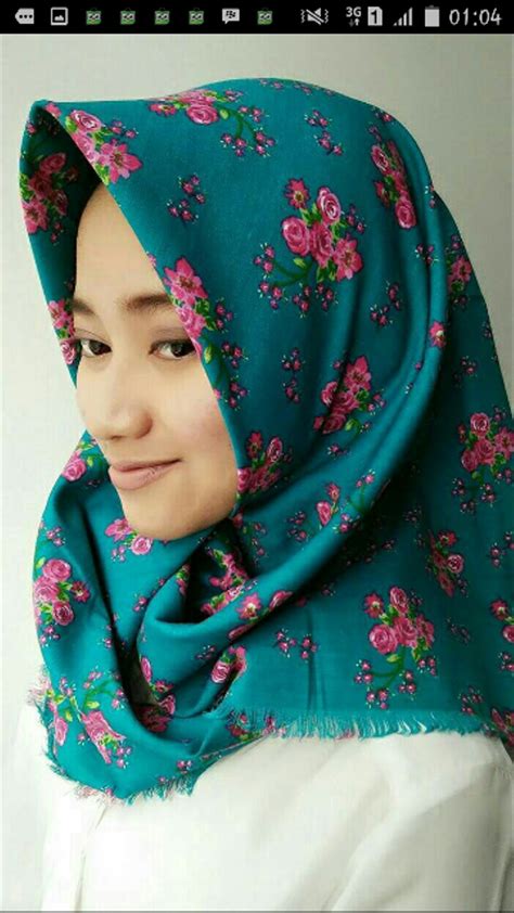 jual hijab kerudung jilbab segiempat shabby motif bunga