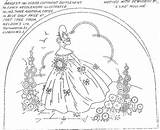 Embroidery Vintage Crinoline Patterns Lady Ladies Belle Embroidered sketch template