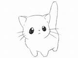 Chibi Cat Draw Kids Drawing Simple Kawaii Anime Cute Drawings Sketch Kitten Drawingforall Eyes Manga Animals Hi Animal Choose Board sketch template