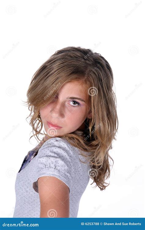 Tween Standing Sideways And Looking At Camera Picture Image 6253788