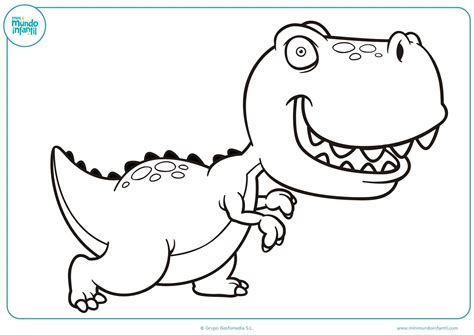 dibujos de dinosaurios  colorear imprimir  pintar dinosaurios