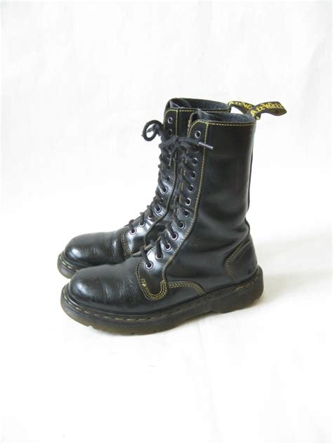 vintage  marten   england lace  combat boots size