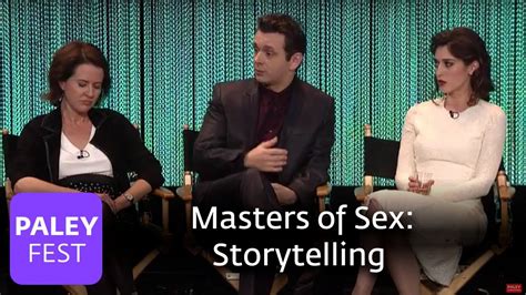 masters of sex michael sheen lizzy caplan on the great storytelling that tv offers youtube