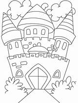 Mewarnai Istana Terbaru Senang sketch template