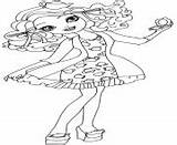 Coloring Pages Fairest Hatter Getting Ever After High Madeline sketch template