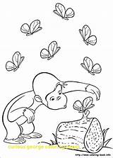 Curious George Pages Coloring Halloween Getcolorings Color sketch template