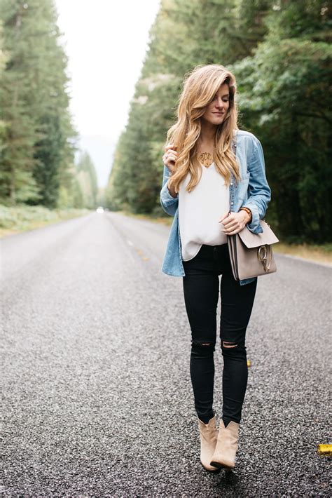 how to wear a denim shirt 13 ways to style chambray