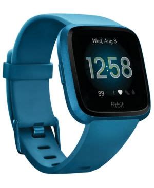 fitbit smart   blue    heart rate monitor   screen