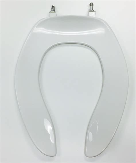 centoco stsccss white open front toilet seat cat  p