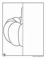 Symmetry Pumpkin Drawing Fall Kids Practice Worksheet Worksheets Finish sketch template