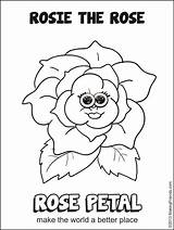 Daisy Scout Girl Coloring Petal Rosie Rose Flower Scouts Pages Petals Sheet Better Place Make Friendly Helpful Makingfriends Clipart Activity sketch template